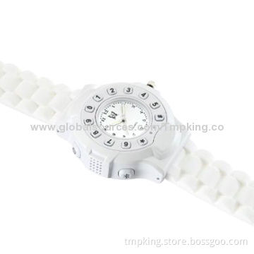 Watch Mobile Phone with 1.5-inch TFT Display and Integrated Hands-free Speaker with Bluetooth and FM